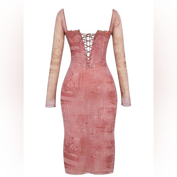 Pink Print 'Seraphina' House of CB- XS - Picture 8 of 15